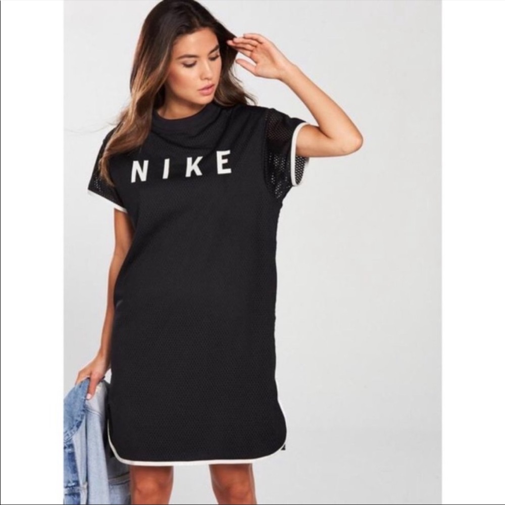 NIKE jersey dress black